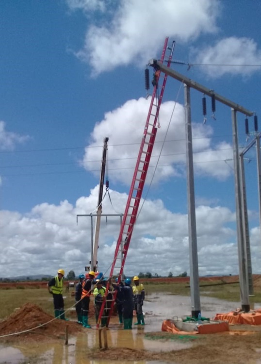 63KV Overhead Line Stringing 2